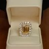 The Sparkling Spur New Arrivals Yellow Moissanite Lab Diamond
