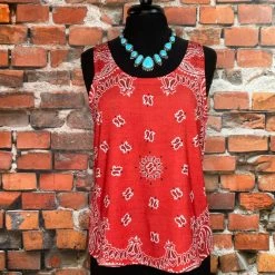 Tasha Polizzi Paisley Tank