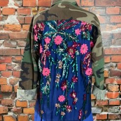 Brand new 🥰 Josie Bruno Original Sequined Camo Jacket New Arrivals ⭐ 21 Josie Bruno Original Sequined Camo Jacket New Arrivals