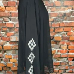 Outlet โค๏ธ Double D Ranch Sheer Black Top With Embroidery ๐ฏ 8 Double D Ranch Sheer Black Top With Embroidery