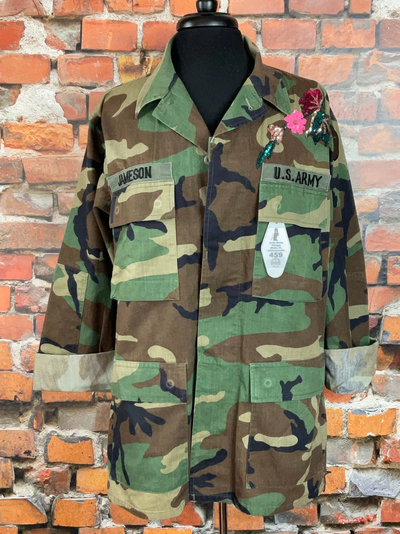 Brand new 🥰 Josie Bruno Original Sequined Camo Jacket New Arrivals ⭐ 9 Josie Bruno Original Sequined Camo Jacket New Arrivals