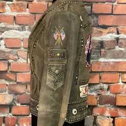 The Sparkling Spur TIFFIANY'S CLOSET Freedom Leather Jacket