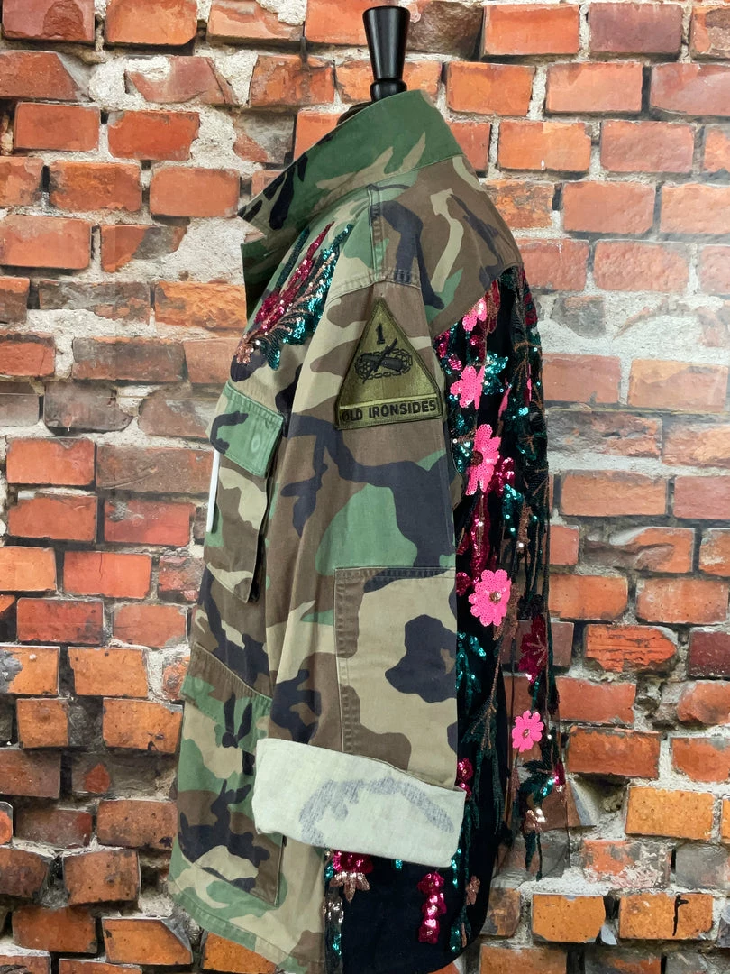 Brand new 🥰 Josie Bruno Original Sequined Camo Jacket New Arrivals ⭐ 6 Josie Bruno Original Sequined Camo Jacket New Arrivals