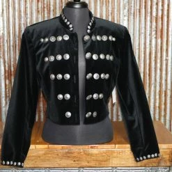 Double D Ranch Wear Cropped Velvet Jacket TIFFIANY'S CLOSET