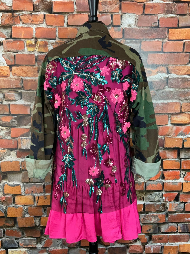 Brand new 🥰 Josie Bruno Original Sequined Camo Jacket New Arrivals ⭐ 10 Josie Bruno Original Sequined Camo Jacket New Arrivals