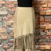 Tasha Polizzi Skirt With Long Fringe