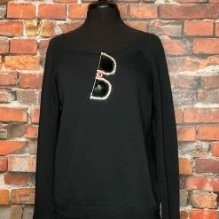 The Sparkling Spur Crystal Cuff Sweatshirt