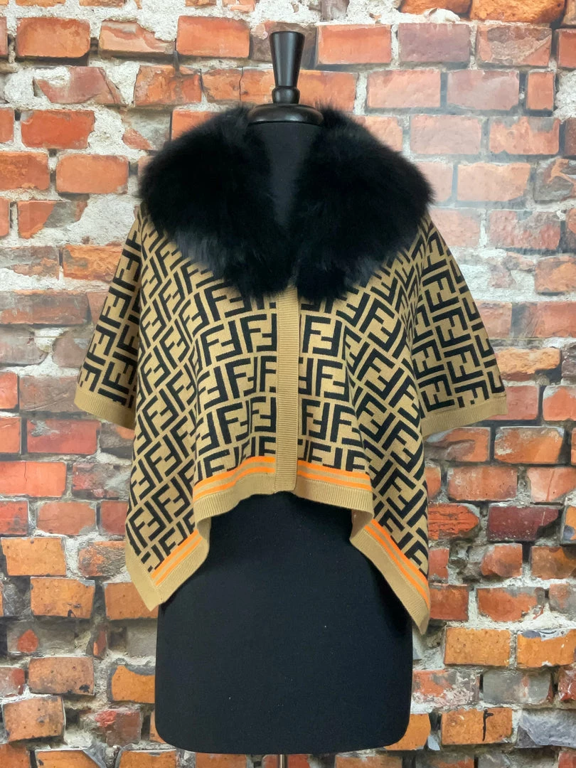 Top 10 ๐งจ Oo La La Letter Pattern Short Cape With Fox Collar New Arrivals ๐ 7 Oo La La Letter Pattern Short Cape With Fox Collar New Arrivals