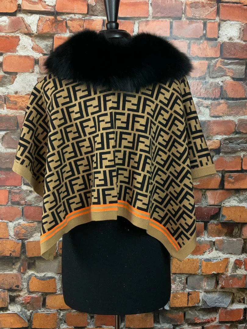 Top 10 ๐งจ Oo La La Letter Pattern Short Cape With Fox Collar New Arrivals ๐ 9 Oo La La Letter Pattern Short Cape With Fox Collar New Arrivals