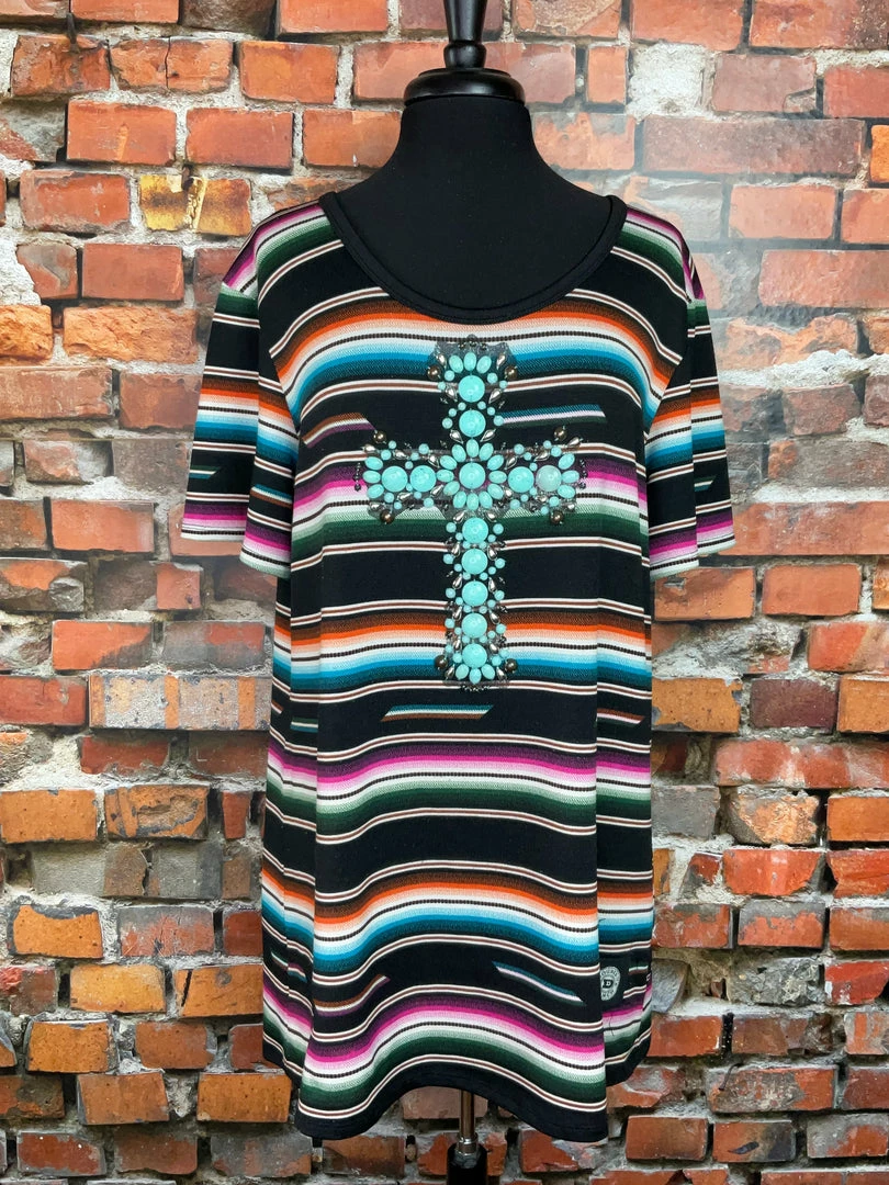 Coupon 🔥 Double D Ranch Serape Top With Cross TIFFIANY'S CLOSET 🥰 3 Double D Ranch Serape Top With Cross TIFFIANY'S CLOSET