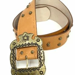 Tasha Polizzi Leather Belt With Buckle