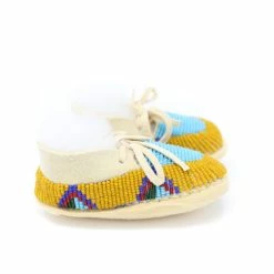 The Sparkling Spur Kids Of A King Handmade Baby Moccasins