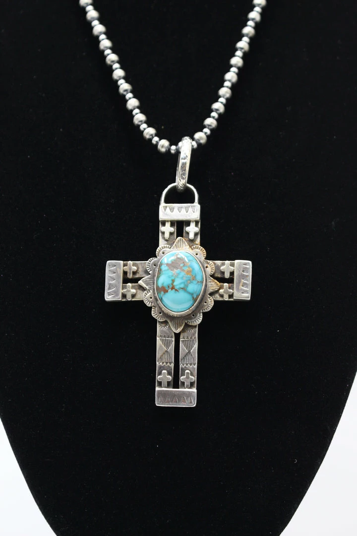 Best reviews of ✨ Kathy Sands Cross Pendent With Turquoise Stone ⭐ 5 Kathy Sands Cross Pendent With Turquoise Stone