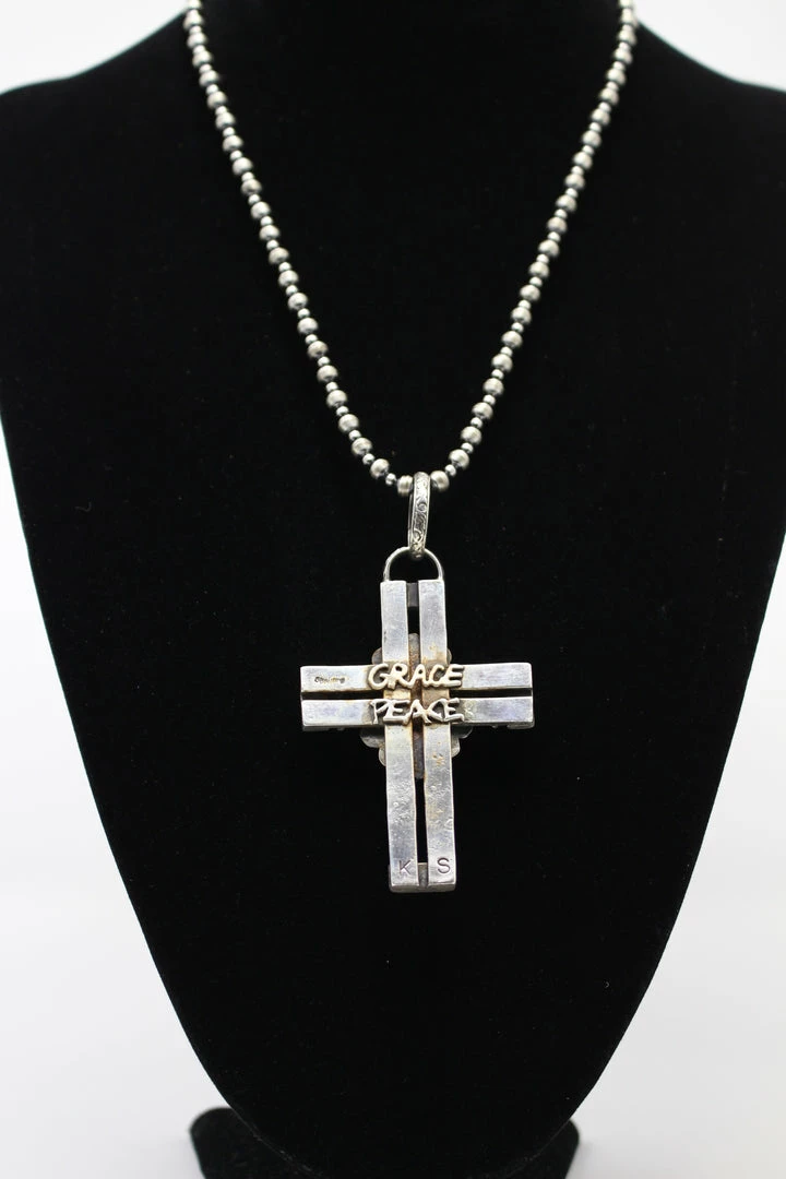 Best reviews of ✨ Kathy Sands Cross Pendent With Turquoise Stone ⭐ 4 Kathy Sands Cross Pendent With Turquoise Stone