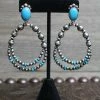 The Sparkling Spur Jewelry Sleeping Beauty Turquoise And Sterling Silver Earrings