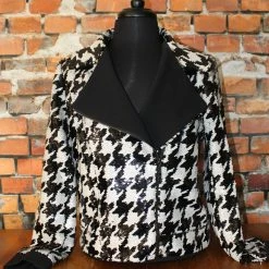 The Sparkling Spur Sequin Moto Jacket