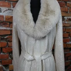 The Sparkling Spur Dazzling Long Sequined Coat Jackets