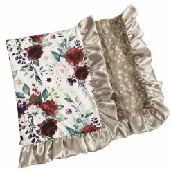 The Sparkling Spur Kids Of A King Lush Floral/Fawn Blanket