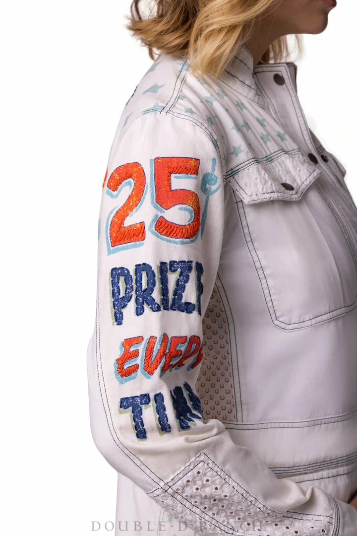 Brand new ๐ฅฐ Double D Ranch - Traveling Show Collection New Arrivals Prize Every Time Jacket ๐ 5 Double D Ranch - Traveling Show Collection New Arrivals Prize Every Time Jacket