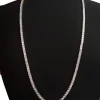 The Sparkling Spur New Arrivals 36" Silver Tennis Necklace
