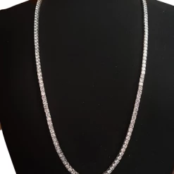 The Sparkling Spur New Arrivals 36" Silver Tennis Necklace