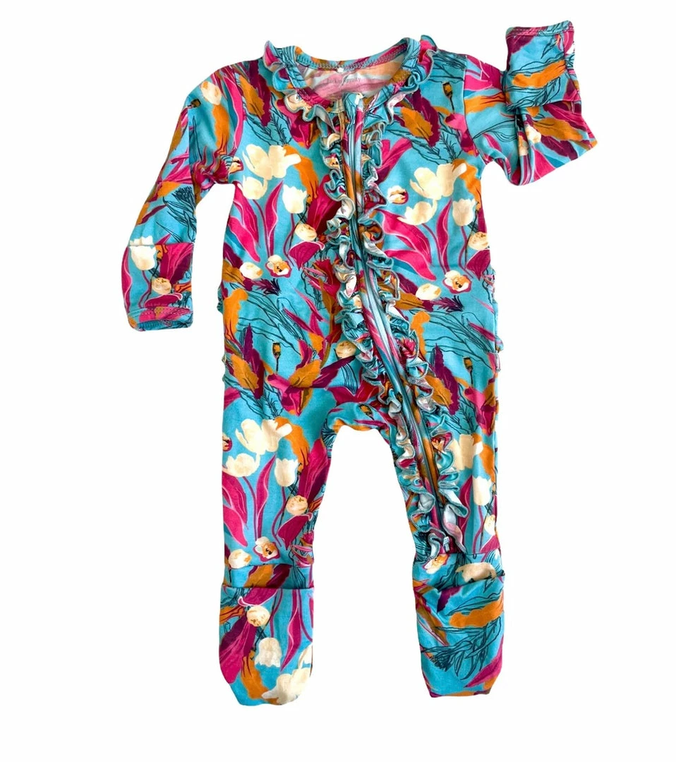 Top 10 🤩 The Sparkling Spur Kids Of A King Tropical Magenta Ruffle Zip Footie ⭐ 3 The Sparkling Spur Kids Of A King Tropical Magenta Ruffle Zip Footie