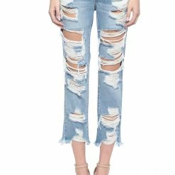 The Sparkling Spur Destroyed Boyfriend Jeans