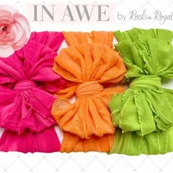 Rockin Royalty Baby Neon Headband 3 Pack Set Kids Of A King