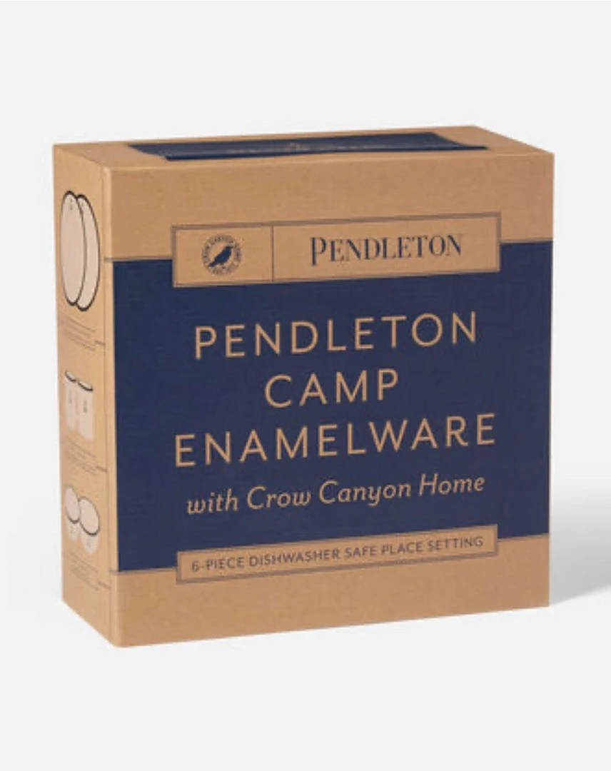 Deals ⭐ Pendleton Camp Enamelware Dishes Home Goods 😍 7 Pendleton Camp Enamelware Dishes Home Goods