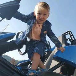 The Sparkling Spur Kids Of A King Tropical Palms Sports Jacket