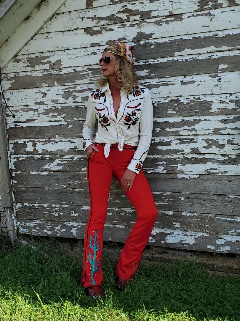 New โ Double D Ranch Wear Rodeo Trails Pant ๐งจ 3 Double D Ranch Wear Rodeo Trails Pant