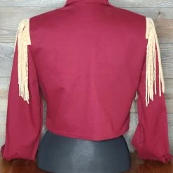 Brand new โค๏ธ Double D Ranch Wear Cropped Wine Colored Jacket TIFFIANY'S CLOSET ๐ 7 Double D Ranch Wear Cropped Wine Colored Jacket TIFFIANY'S CLOSET