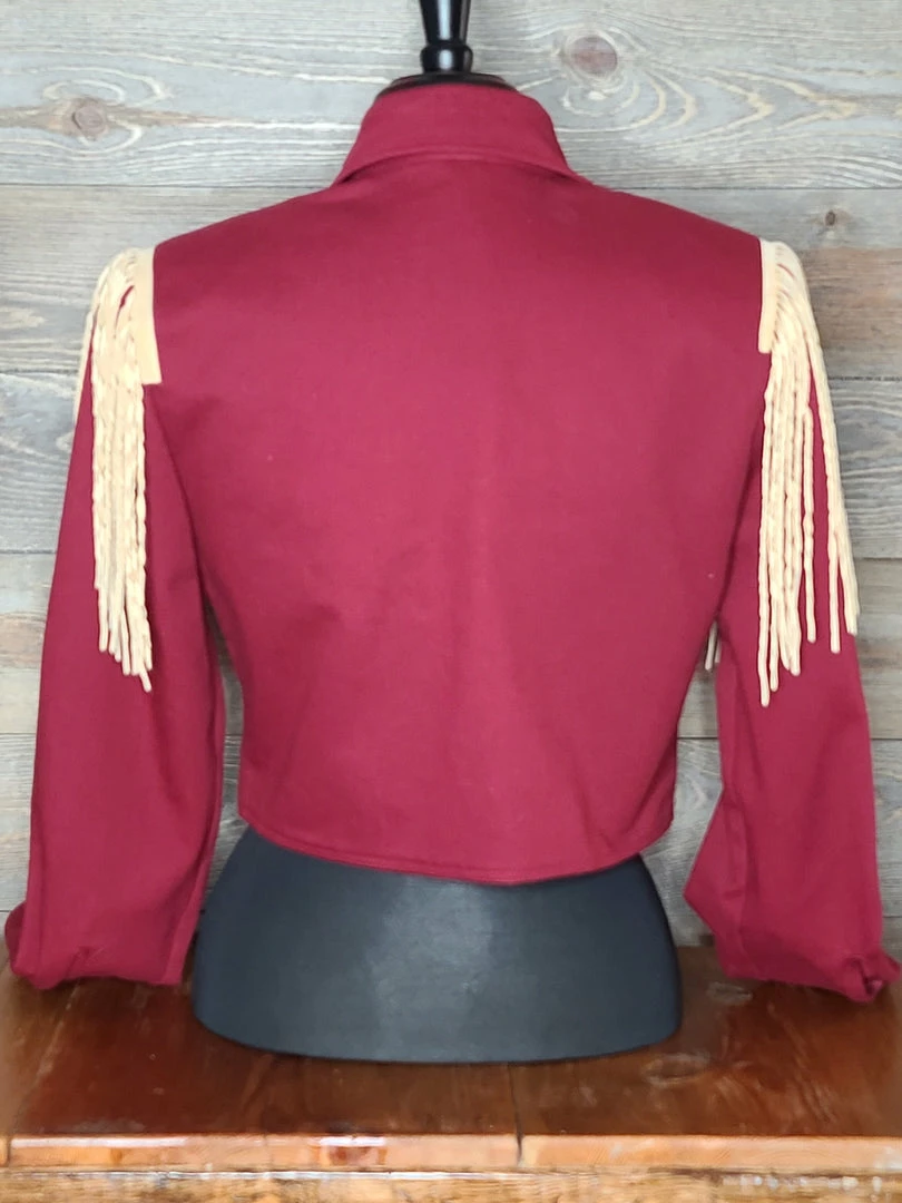 Brand new โค๏ธ Double D Ranch Wear Cropped Wine Colored Jacket TIFFIANY'S CLOSET ๐ 5 Double D Ranch Wear Cropped Wine Colored Jacket TIFFIANY'S CLOSET