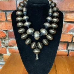 Peyote Bird Designs Mega Silver Bead Necklace Jewelry