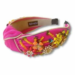 The Sparkling Spur Floral Fiesta Headband With Crystals