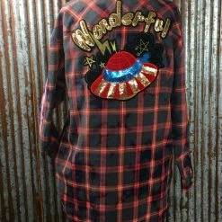 The Nu Vintage Wonderful Plaid Tunic Tops