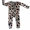 The Sparkling Spur Lux Leopard Ruffle Zip Footie Kids Of A King