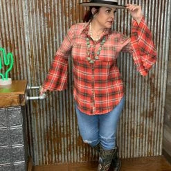 Aratta Tops Isabella Bell Sleeve Shirt