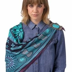 Double D Ranch - Jewelry Junket Collection Turquoise World Scarf