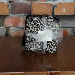 The Sparkling Spur Sunset Leopard Burp Cloth Set Kids Of A King