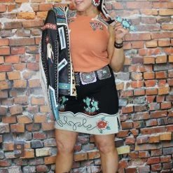 Double D Ranch - Gayle Collection Don’t Fence Me In Skirt