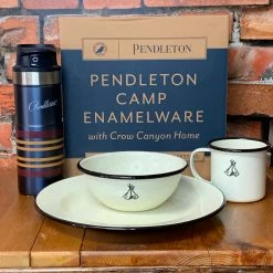 Deals ⭐ Pendleton Camp Enamelware Dishes Home Goods 😍 10 Pendleton Camp Enamelware Dishes Home Goods