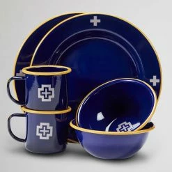 Pendleton Camp Enamelware Dishes