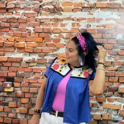 Double D Ranch Wear - Folk Foray Collection Tops Che Wa Wa Top