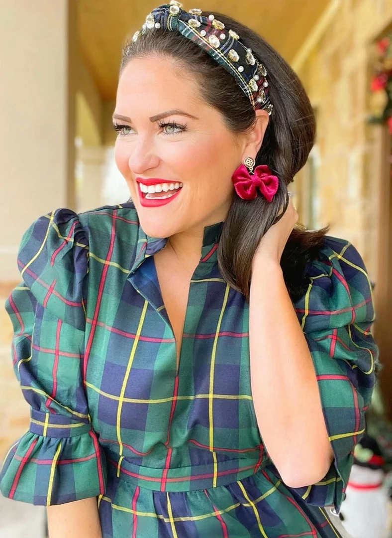 Best reviews of β€οΈ Brianna Cannon Hats/Headbands/Scarves/Gloves Navy Tartan Headband With Crystals And Pearls π 3 Brianna Cannon Hats/Headbands/Scarves/Gloves Navy Tartan Headband With Crystals And Pearls