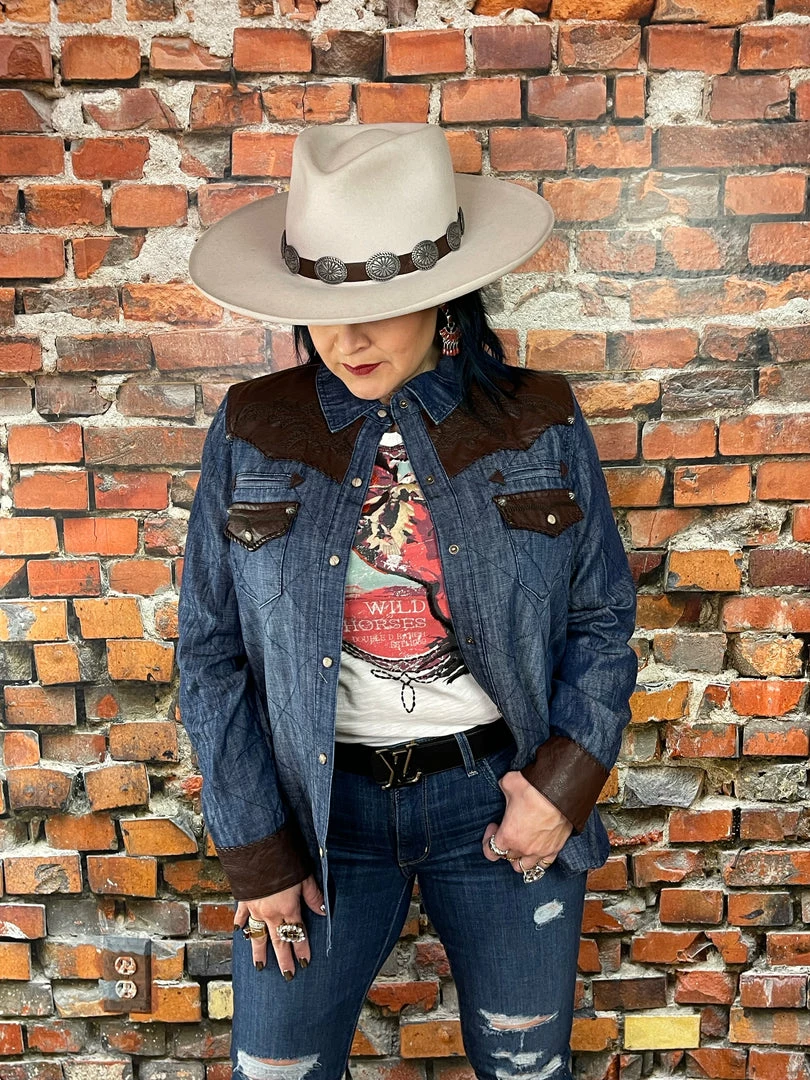 Brand new 😉 Double D Ranch Wear - Wild Horses Collection Switchback Jacket Jackets ⭐ 5 Double D Ranch Wear - Wild Horses Collection Switchback Jacket Jackets