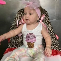 The Sparkling Spur Kids Of A King Ice Cream Cone Onesie