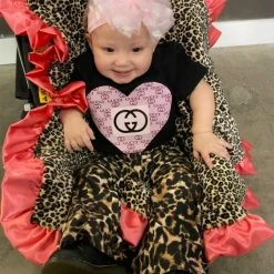 The Sparkling Spur Kids Of A King Lil Miss Laura’s Leopard Bell Bottoms