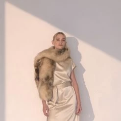 The Sparkling Spur Hats/Headbands/Scarves/Gloves Golden Isle Fox Stole