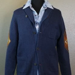 Pendleton Blue Buttes Harding Cotton Cardigan Men's Sweaters/Cardigans